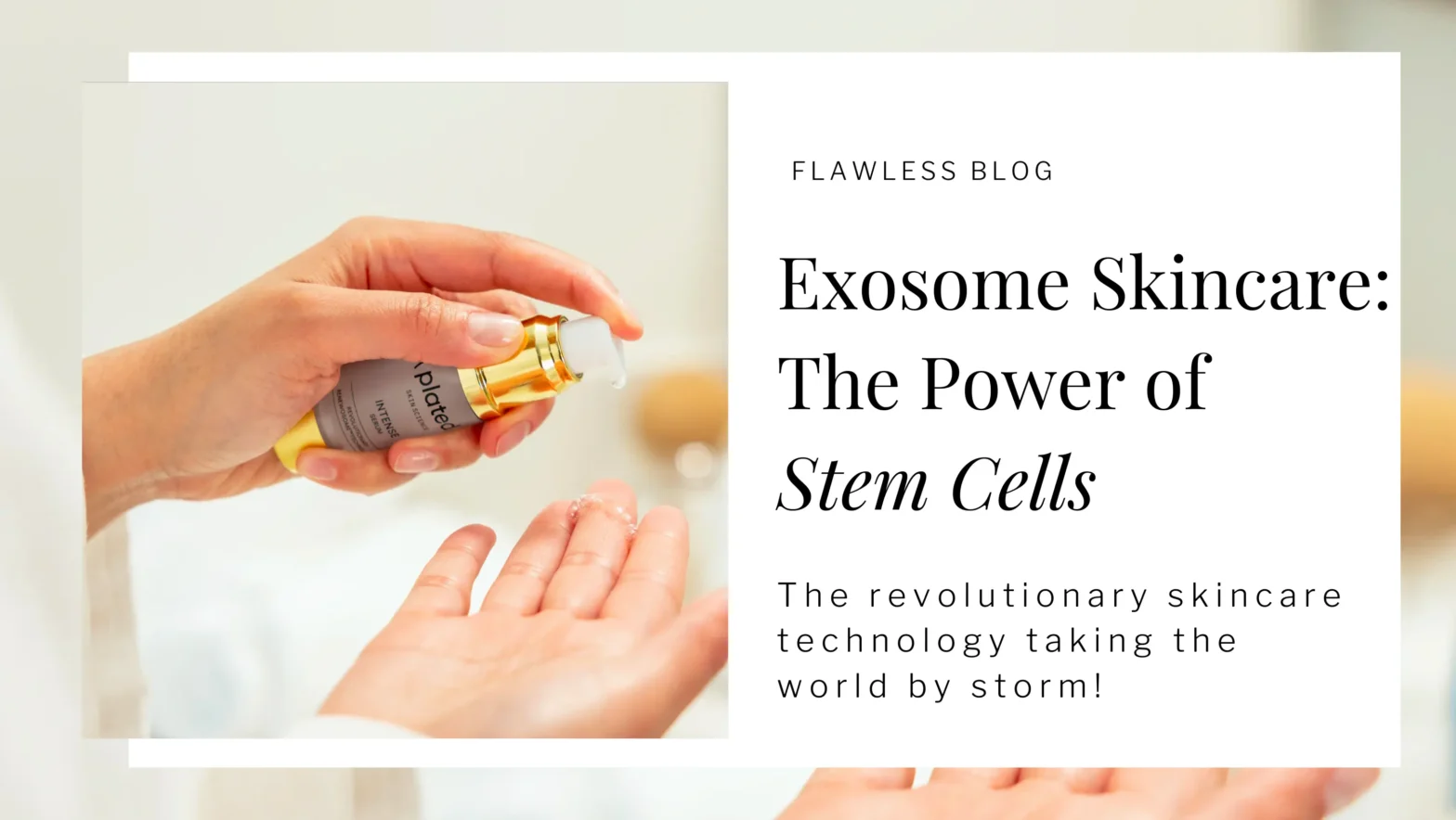 Featured image for post: Exosome Skin Care